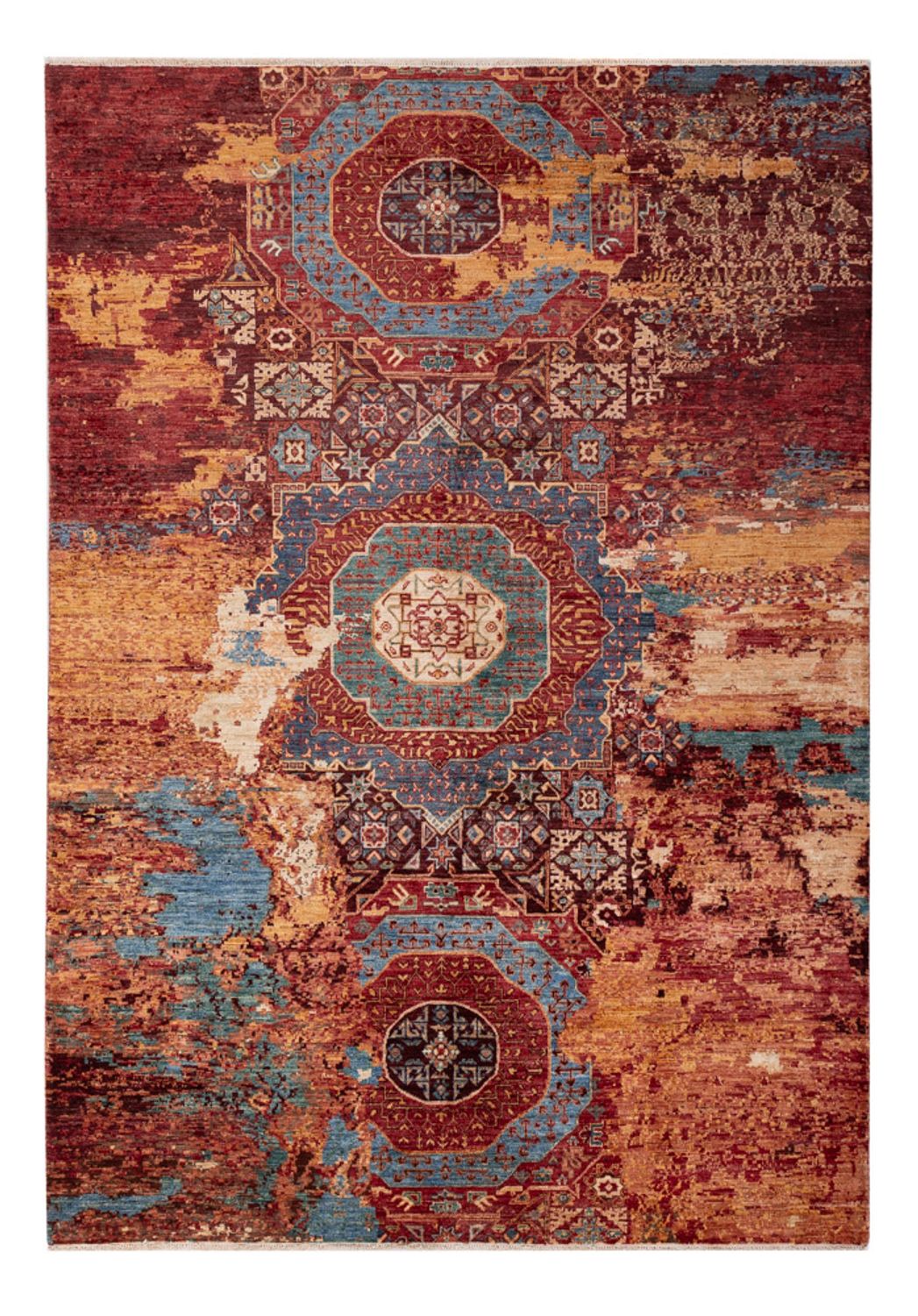Designer Teppich - 248 x 172 cm - mehrfarbig