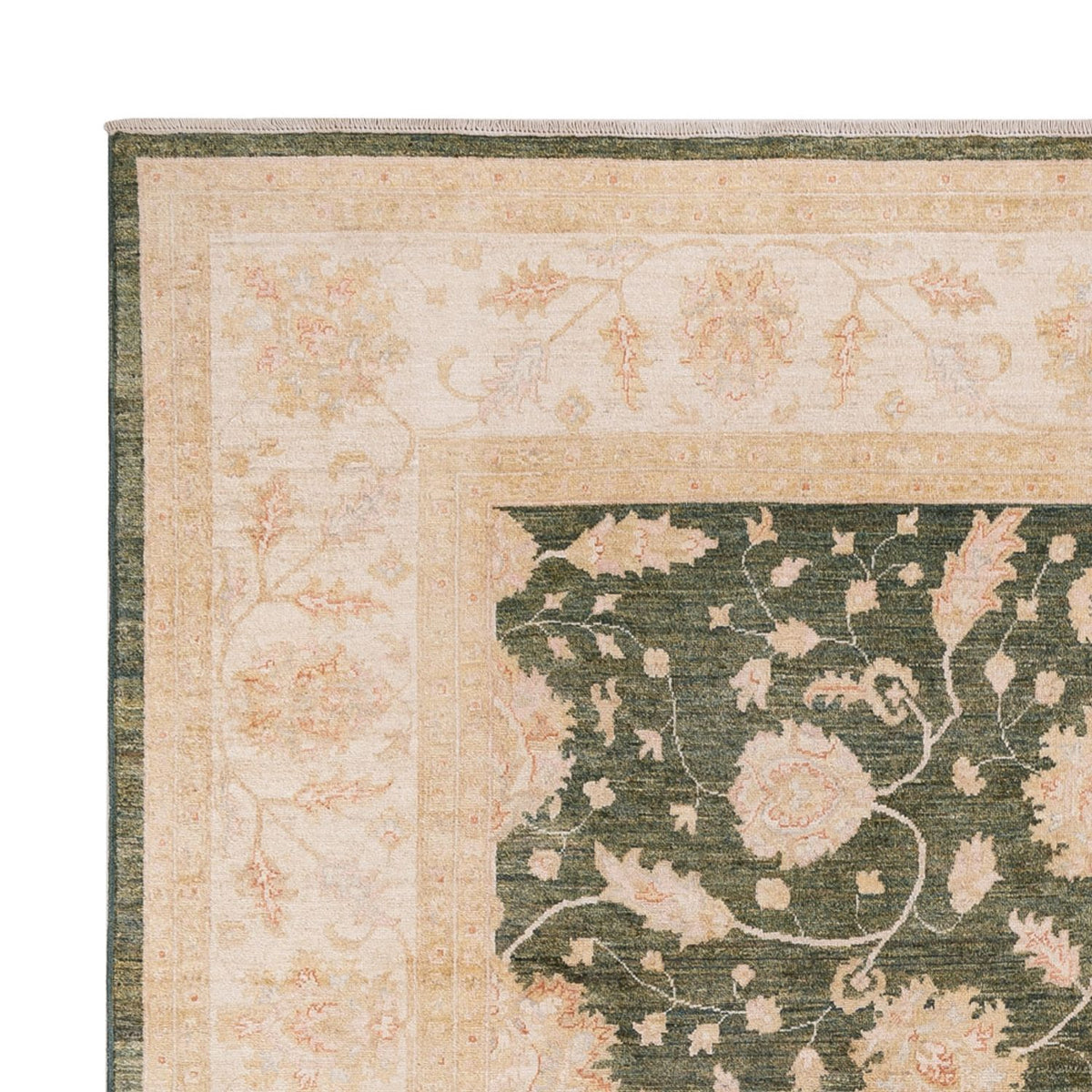 Ziegler Teppich - 307 x 250 cm - grün