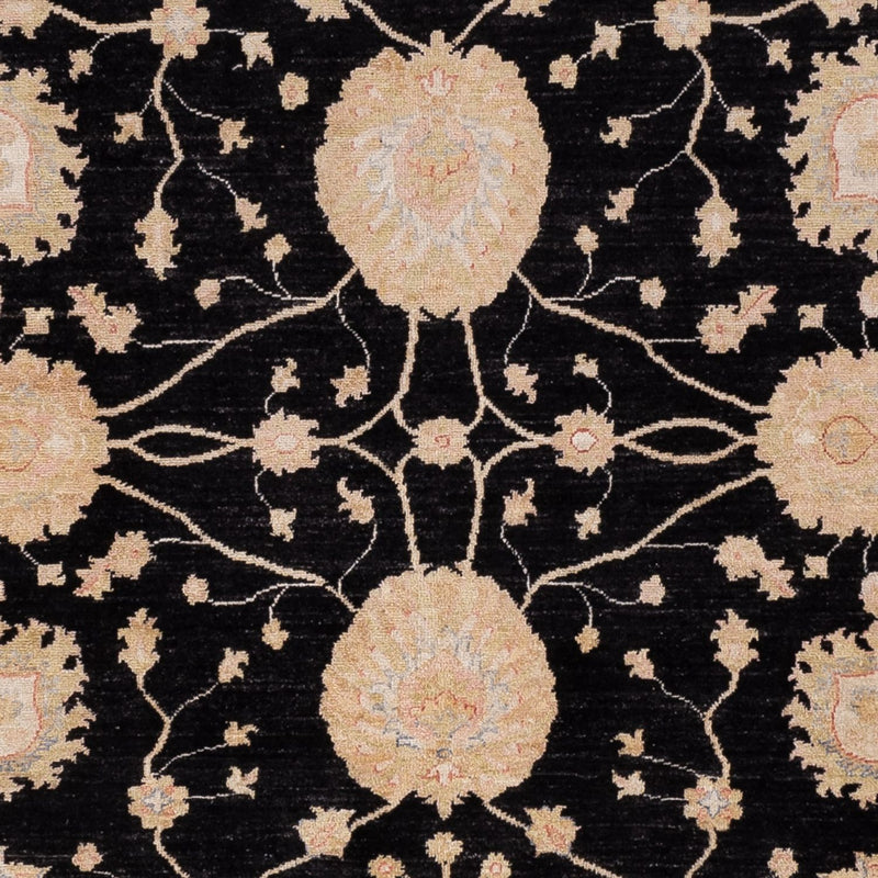 Ziegler Teppich - 300 x 252 cm - schwarz