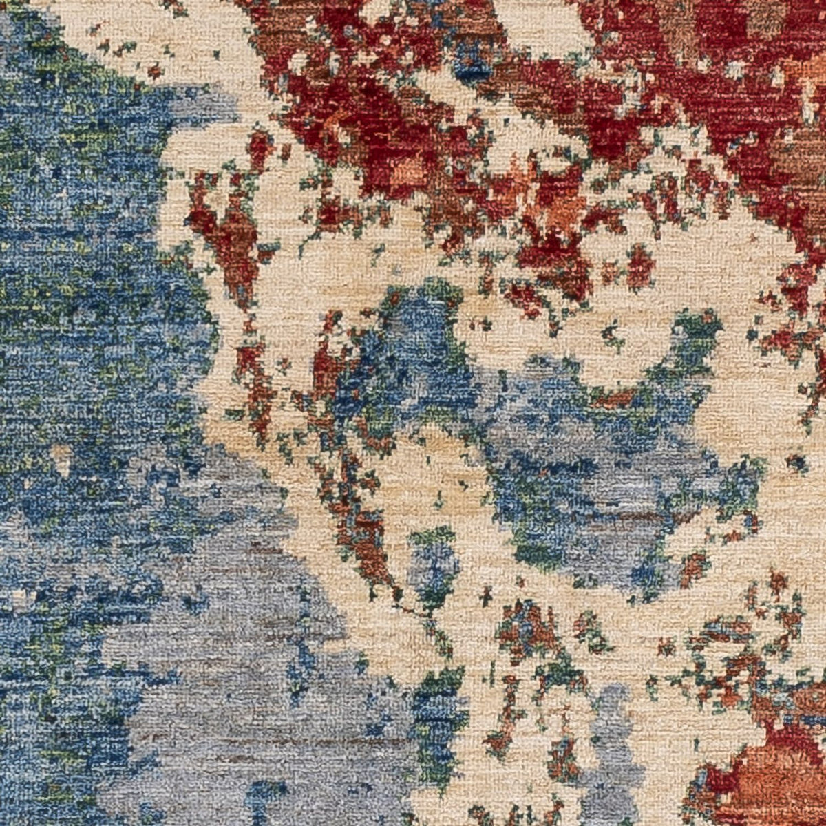 Designer Teppich - 187 x 122 cm - mehrfarbig