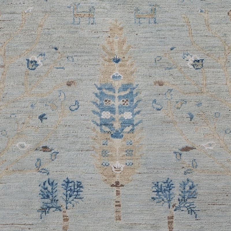 Designer Teppich - 181 x 120 cm - silber