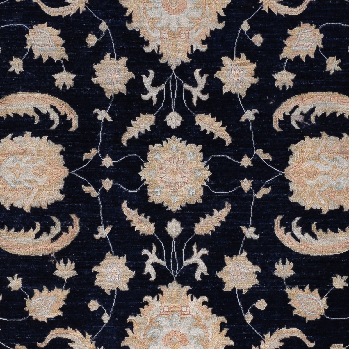 Ziegler Teppich - 310 x 253 cm - schwarz