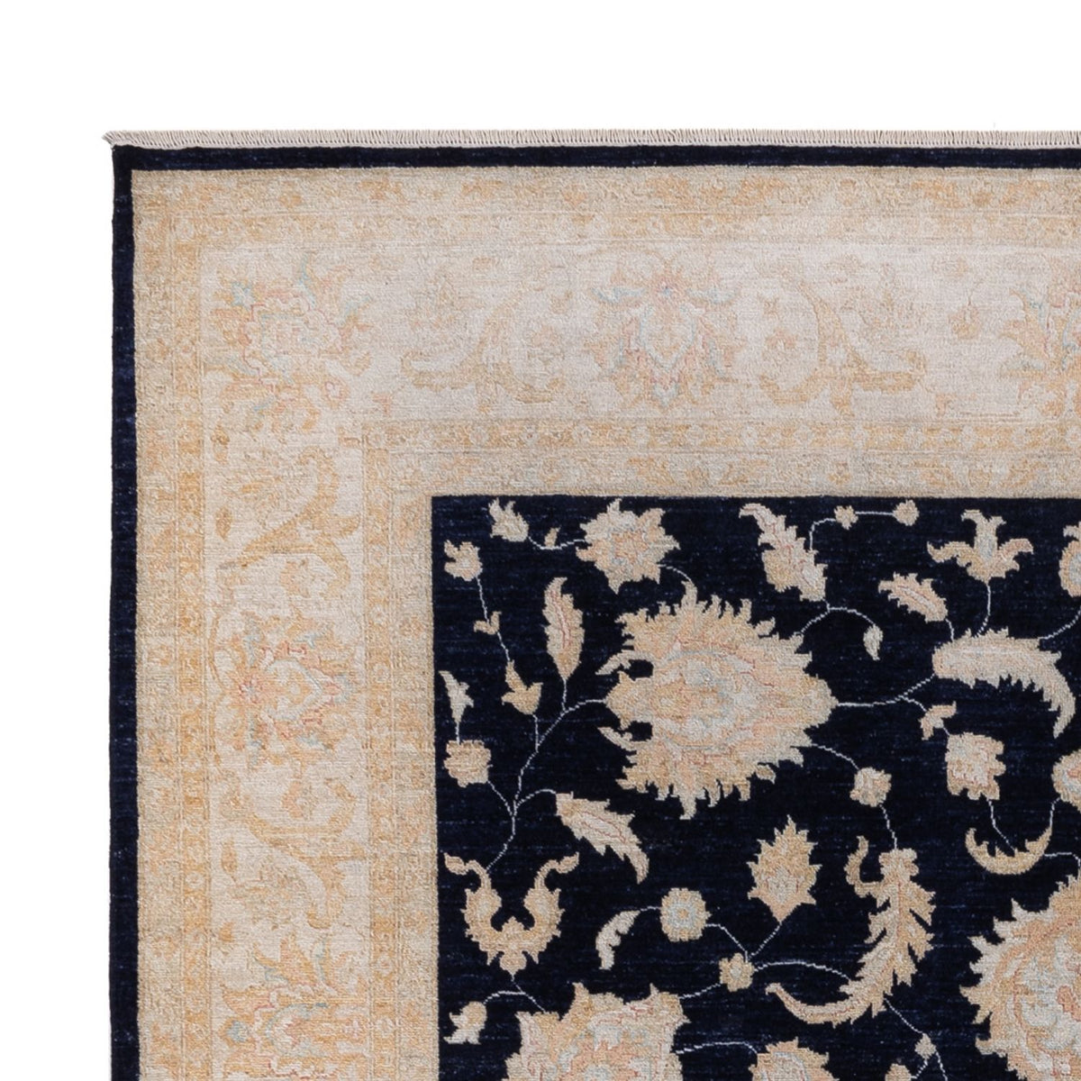 Ziegler Teppich - 310 x 253 cm - schwarz