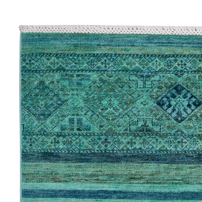 Tapis Ziegler - Moderne - Vintage/Overdyed - 177 x 118 cm - turquoise