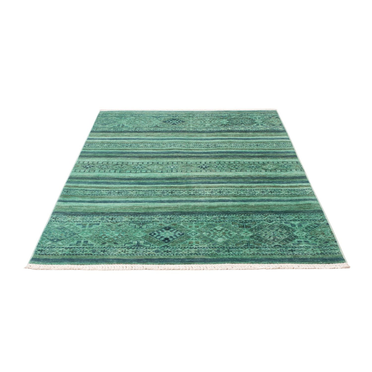 Tapis Ziegler - Moderne - Vintage/Overdyed - 177 x 118 cm - turquoise