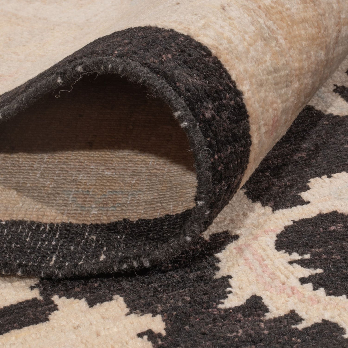 Ziegler Teppich - 298 x 253 cm - schwarz