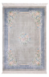 Tapis de Chine en soie Tapis 123x185cm - Tapis oriental - gris - Rectangle / Gris / 123 x 185 cm Rectangle