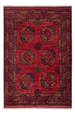 Afghan Teppich - Kunduz - 222 x 154 cm - rot