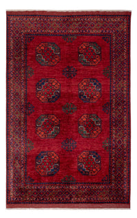 Tapis afghan - Kunduz - 253 x 166 cm - rouge