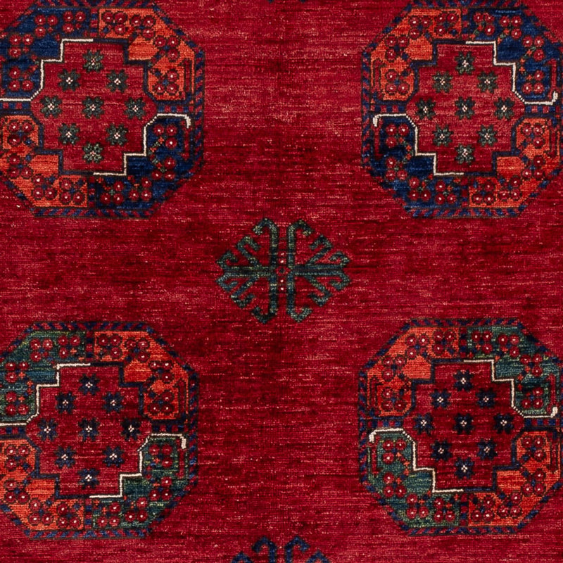 Afghan Teppich - Kunduz - 253 x 166 cm - rot