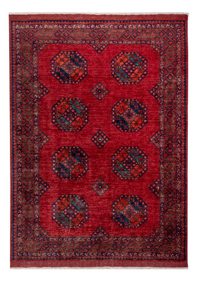 Afghan Teppich - Kunduz - 240 x 174 cm - rot