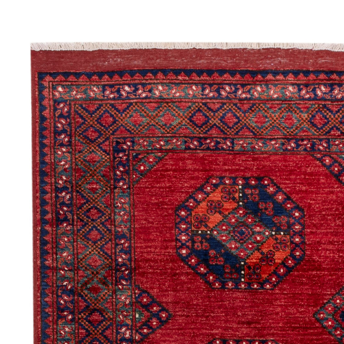Afghan Teppich - Kunduz - 240 x 174 cm - rot