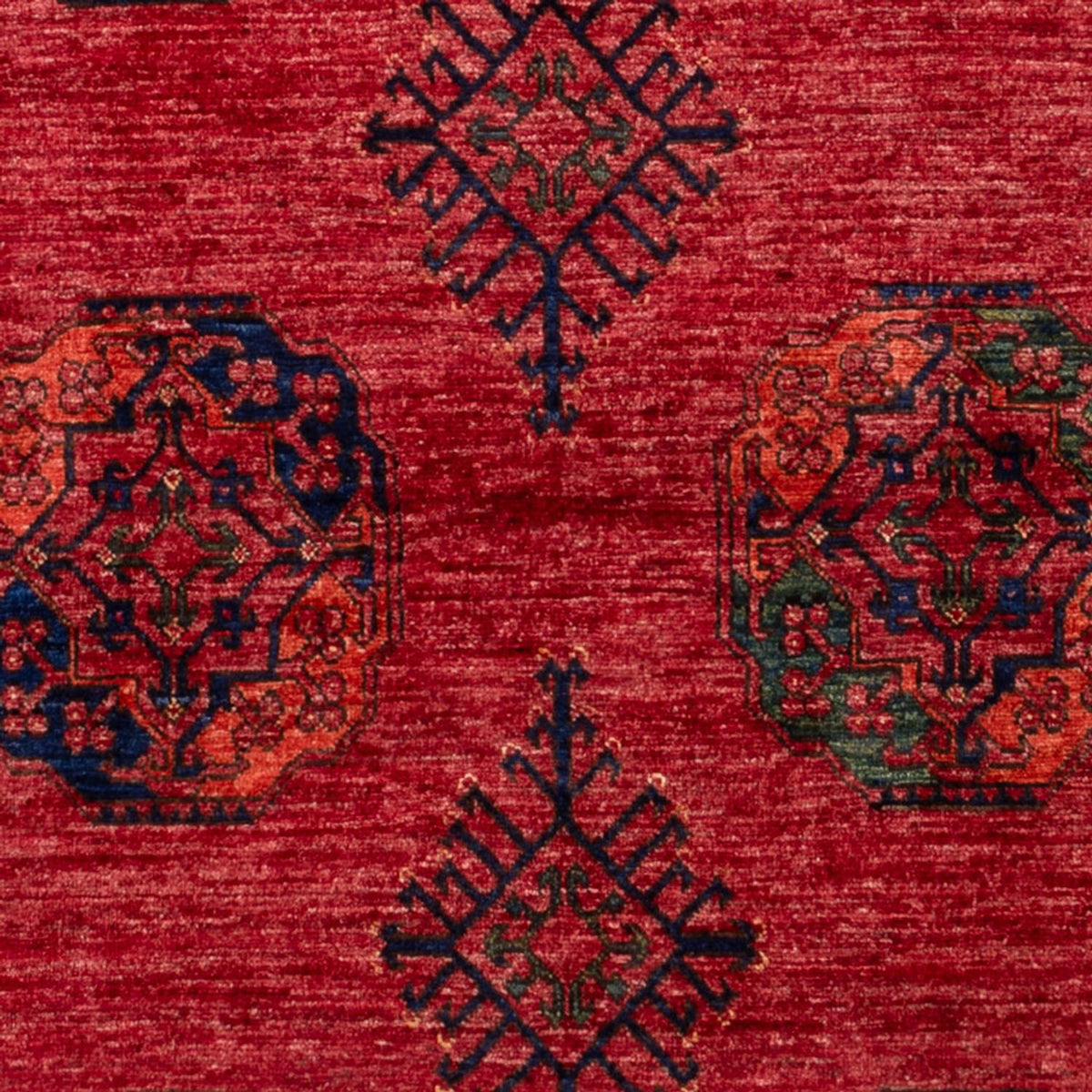 Afghan Teppich - Kunduz - 234 x 172 cm - rot