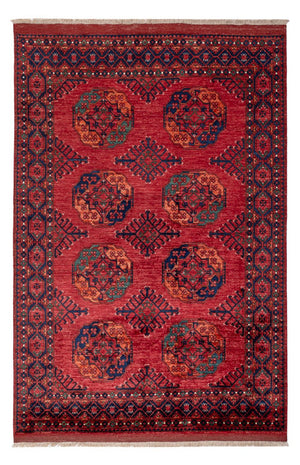 Afghan Teppich - Kunduz - 250 x 174 cm - rot