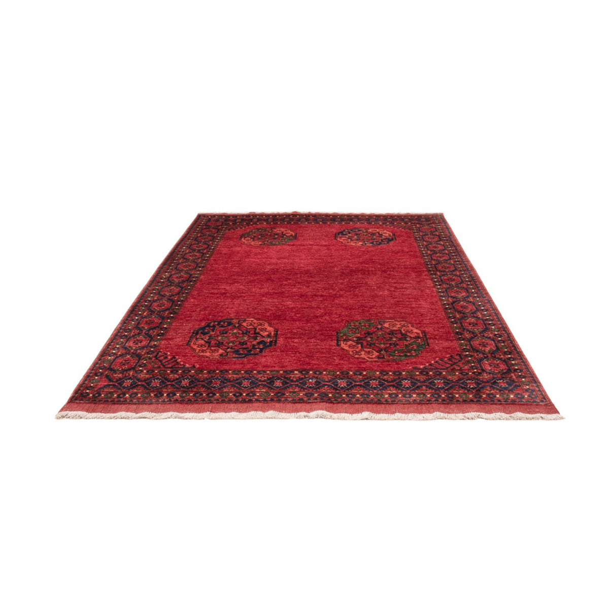 Afghan Teppich - Kunduz - 239 x 177 cm - rot