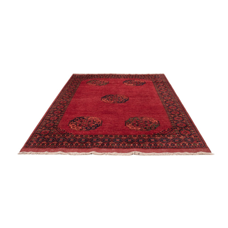 Afghan Teppich - Kunduz - 241 x 177 cm - rot