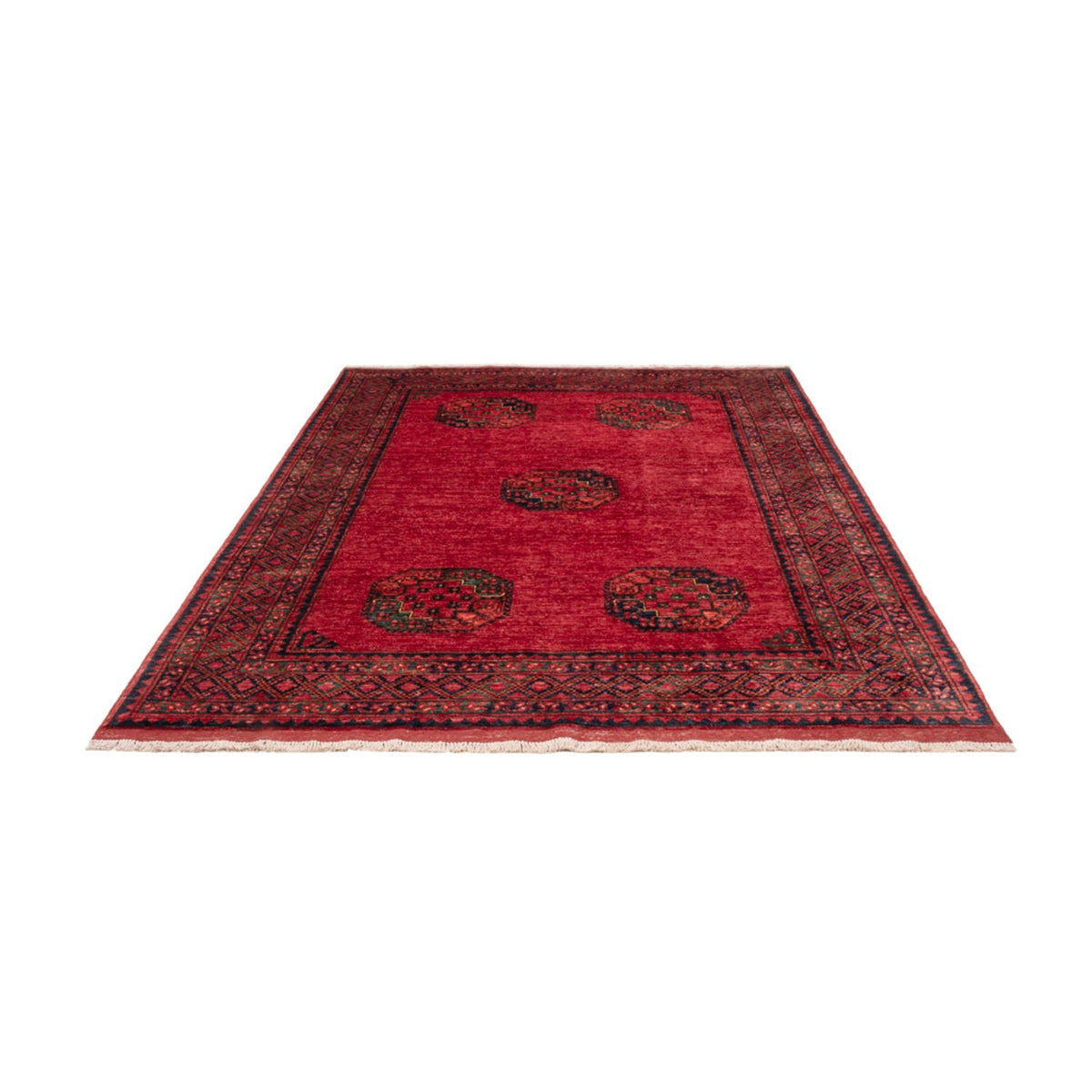 Afghan Teppich - Kunduz - 238 x 172 cm - rot