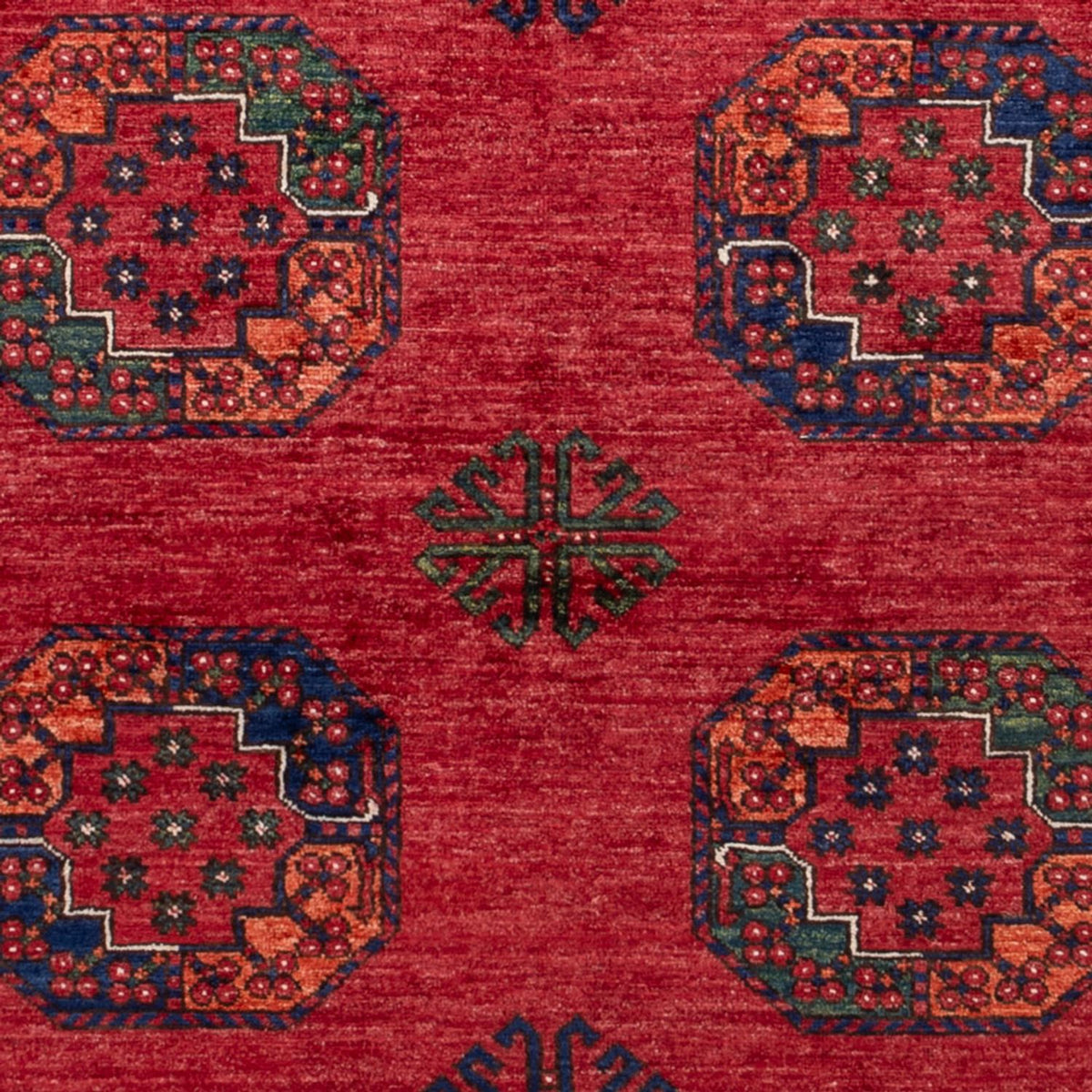 Afghan Teppich - Kunduz - 243 x 177 cm - rot