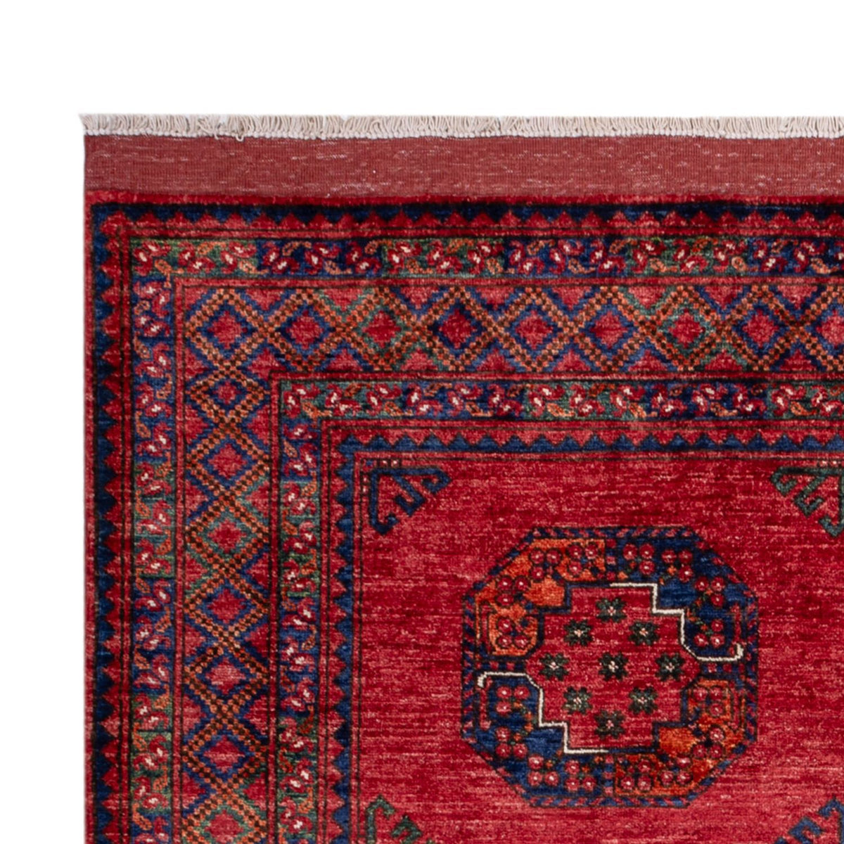 Afghan Teppich - Kunduz - 243 x 177 cm - rot