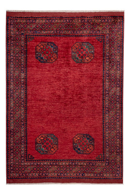 Afghan Teppich - Kunduz - 240 x 173 cm - rot