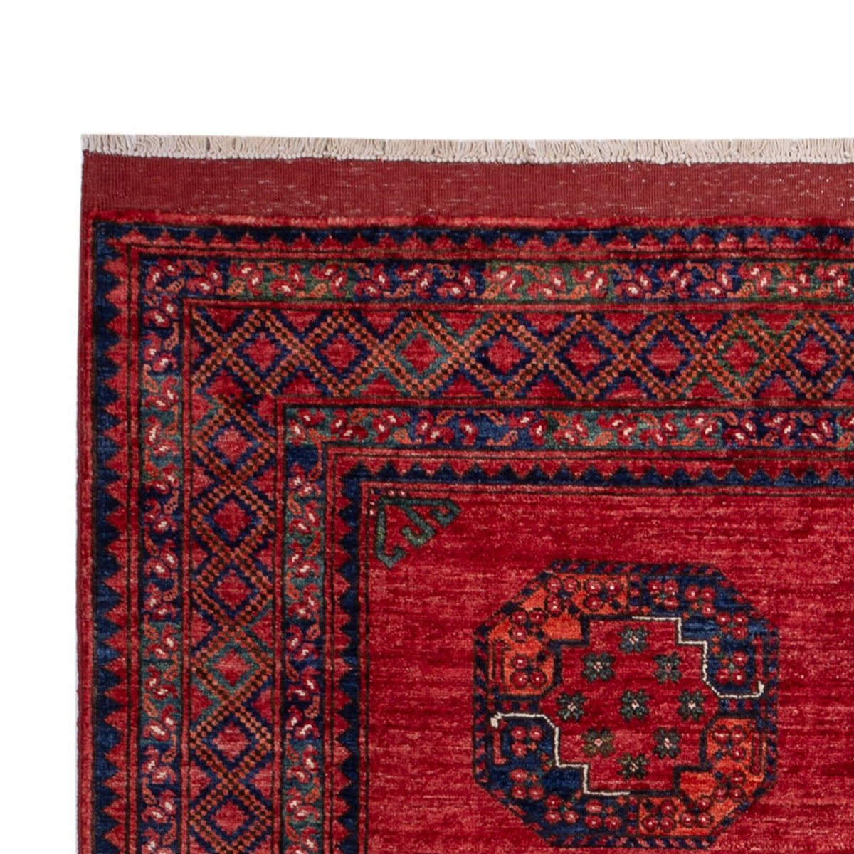 Afghan Teppich - Kunduz - 240 x 173 cm - rot