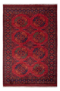 Tapis afghan - Kunduz - 239 x 165 cm - rouge