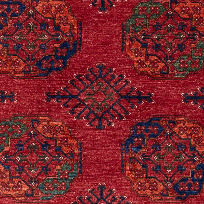 Afghan Teppich - Kunduz - 239 x 165 cm - rot
