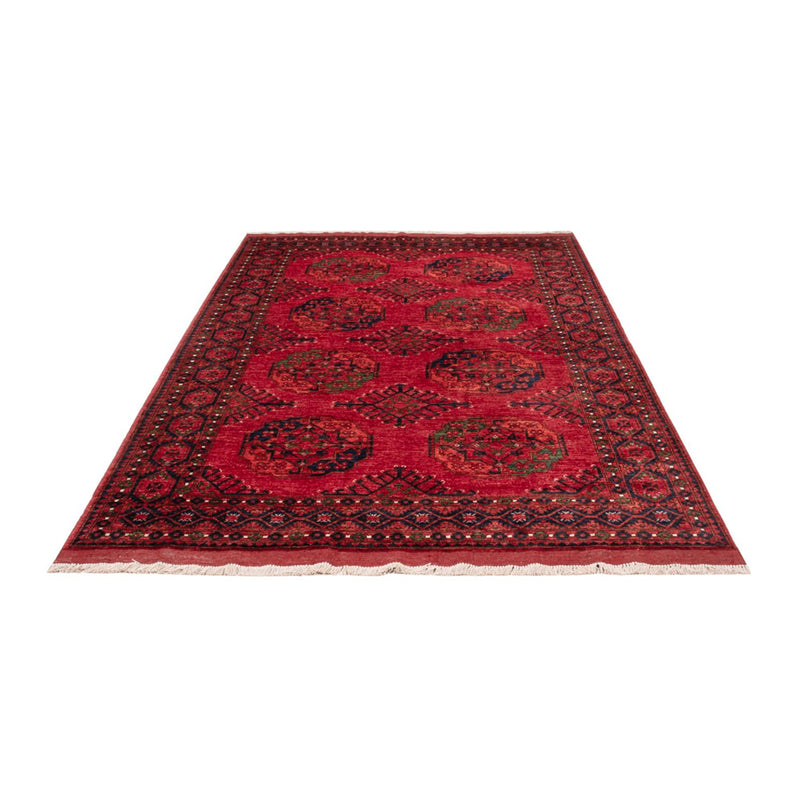 Afghan Teppich - Kunduz - 239 x 165 cm - rot