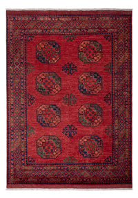 Tapis afghan - Kunduz - 246 x 180 cm - rouge