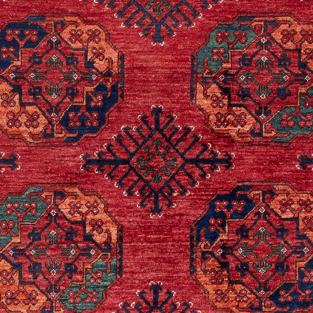 Afghan Teppich - Kunduz - 234 x 176 cm - rot