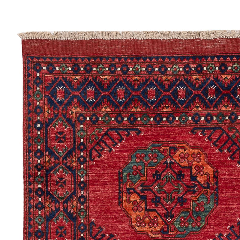 Afghan Teppich - Kunduz - 234 x 176 cm - rot