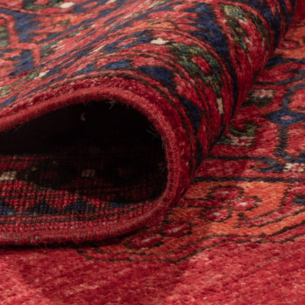 Afghan Teppich - Kunduz - 234 x 176 cm - rot
