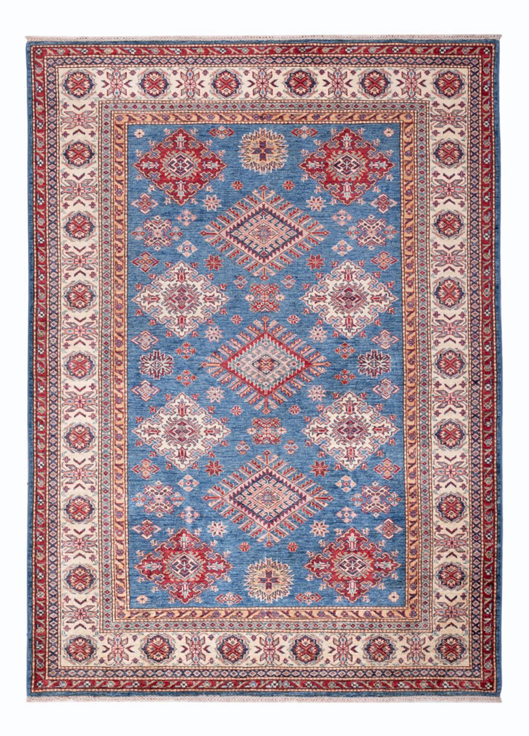 Ziegler Teppich - Kazak - 244 x 175 cm - blau