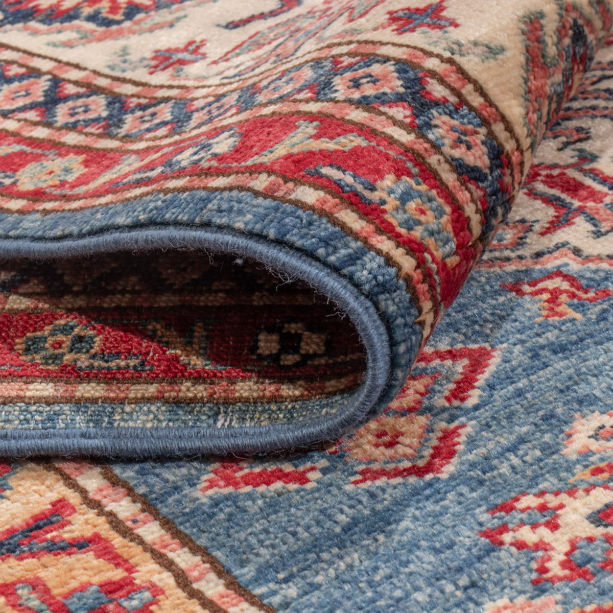 Ziegler Teppich - Kazak - 244 x 175 cm - blau