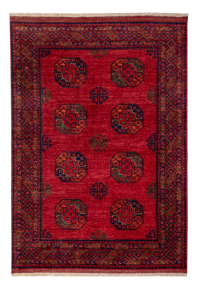 Afghan Teppich - Kunduz - 242 x 171 cm - rot