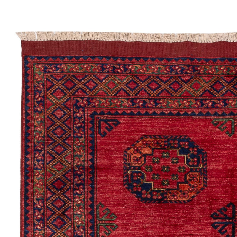 Afghan Teppich - Kunduz - 241 x 176 cm - rot