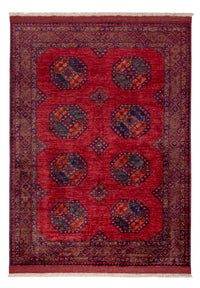 Tapis afghan - Kunduz - 243 x 177 cm - rouge