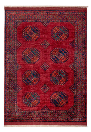 Afghan Teppich - Kunduz - 243 x 177 cm - rot