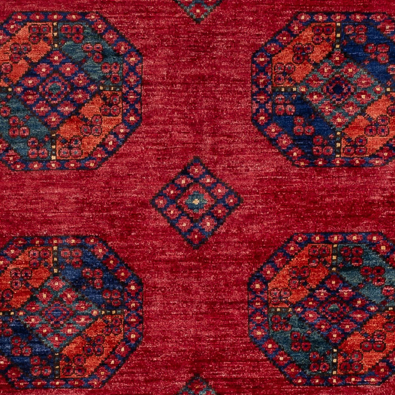 Afghan Teppich - Kunduz - 243 x 177 cm - rot
