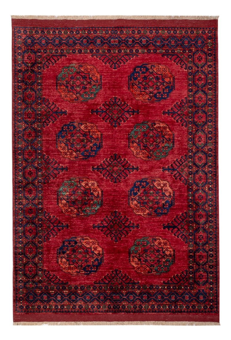 Afghan Teppich - Kunduz - 241 x 174 cm - rot