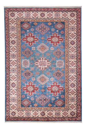 Ziegler Teppich - Kazak - 245 x 168 cm - blau