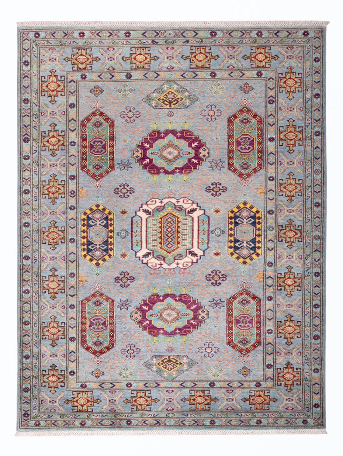 Ziegler Teppich - Kazak - 233 x 172 cm - grau