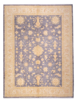 Ziegler Teppich - 287 x 216 cm - seeblau