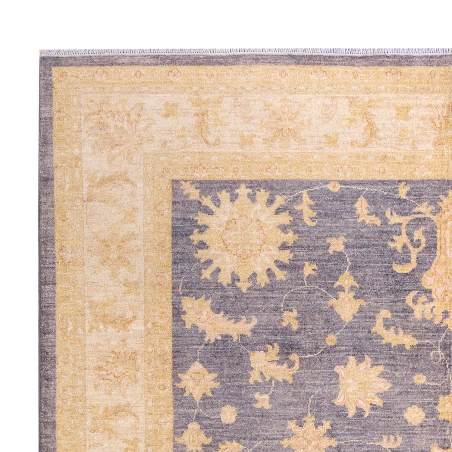 Ziegler Teppich - 287 x 216 cm - seeblau