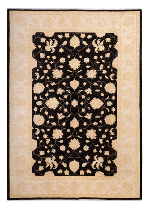 Ziegler Teppich - 291 x 204 cm - schwarz