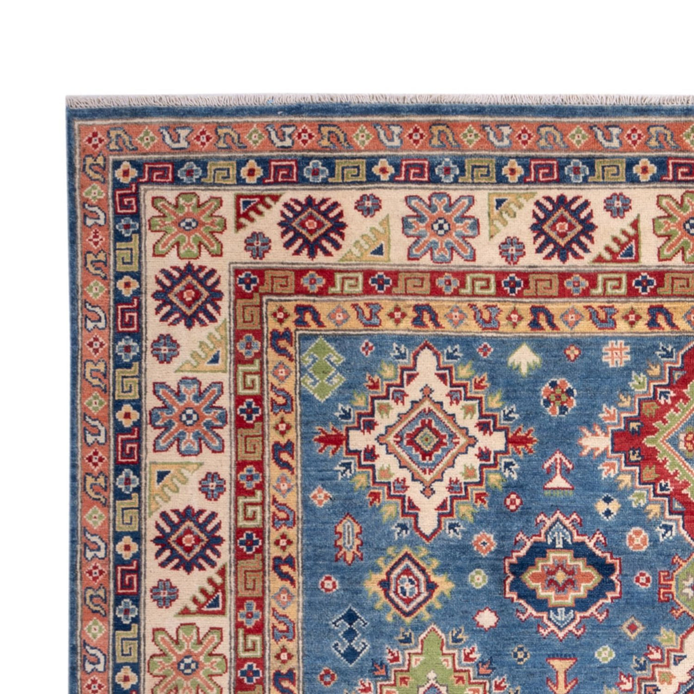 Ziegler Teppich - Kazak - 296 x 198 cm - blau