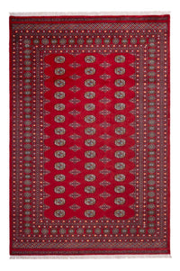 Tapis afghan - Boukhara - 302 x 200 cm - rouge