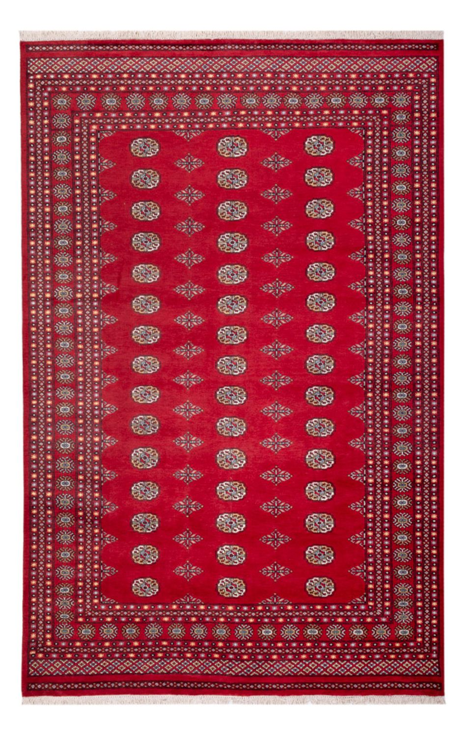 Afghan Teppich - Buchara - 316 x 203 cm - rot