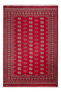 Tapis afghan - Boukhara - 304 x 206 cm - rouge