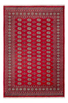 Bukhara Tappeto 207x313cm - Tappeto orientale - rosso - Rettangolo / Rosso / 207 x 313 cm Rettangolo